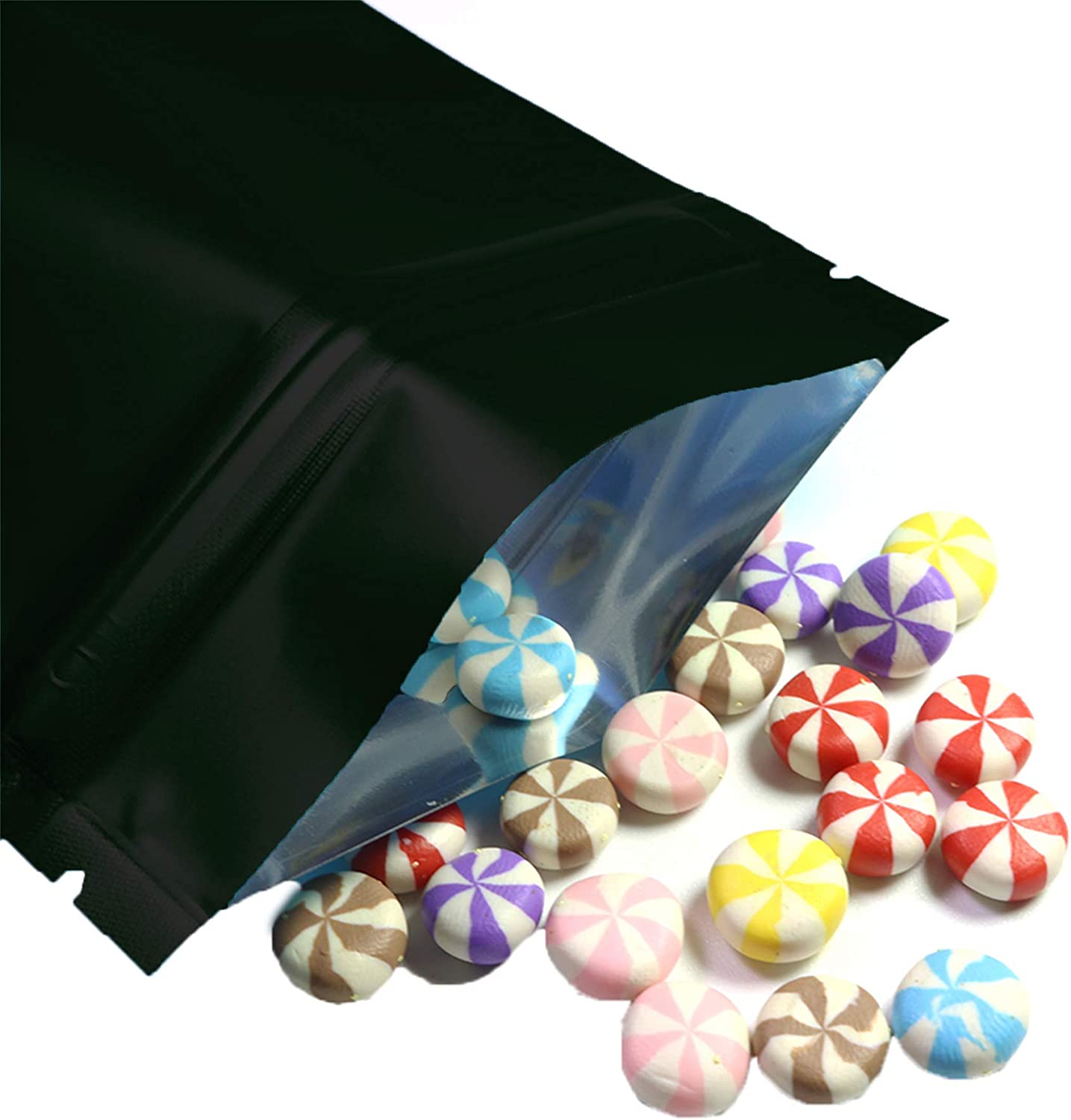 PREMIUM BLACK SAMPLE ZIPLOCK POUCHES