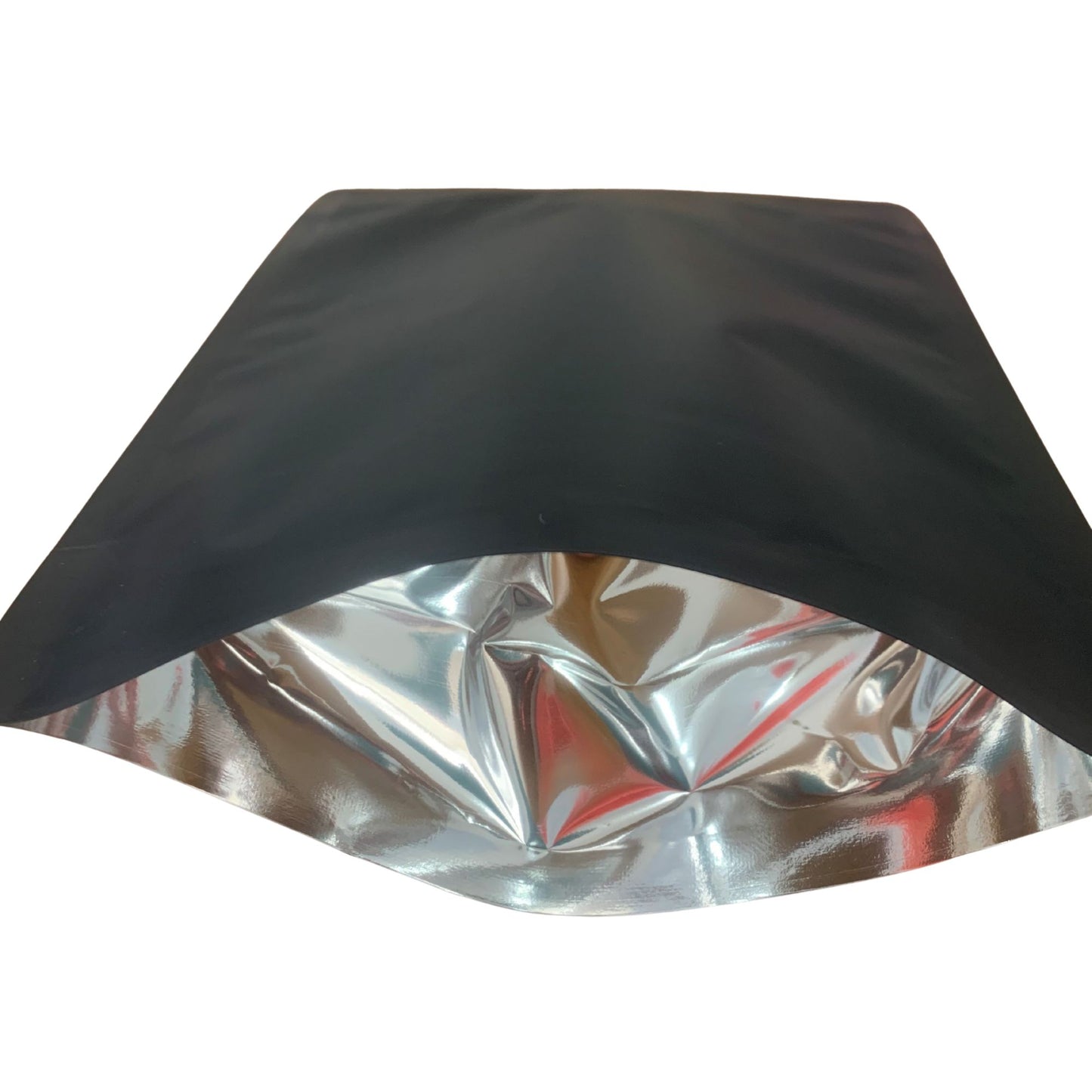 PREMIUM BLACK MYLAR STAND-UP ZIPLOCK POUCHES