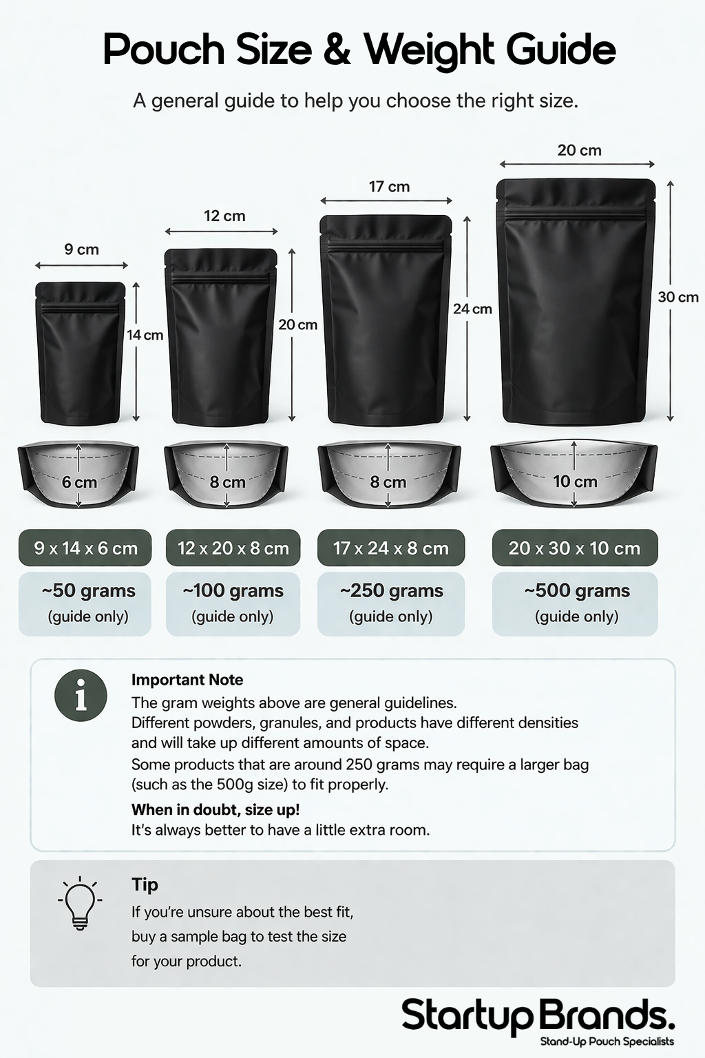 PREMIUM WHITE MYLAR STAND-UP ZIPLOCK POUCHES