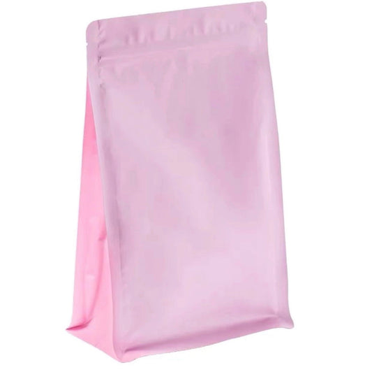 PINK SIDE GUSSET ZIPLOCK POUCHES