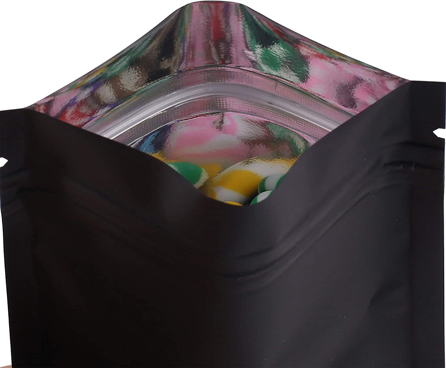 PREMIUM BLACK SAMPLE ZIPLOCK POUCHES
